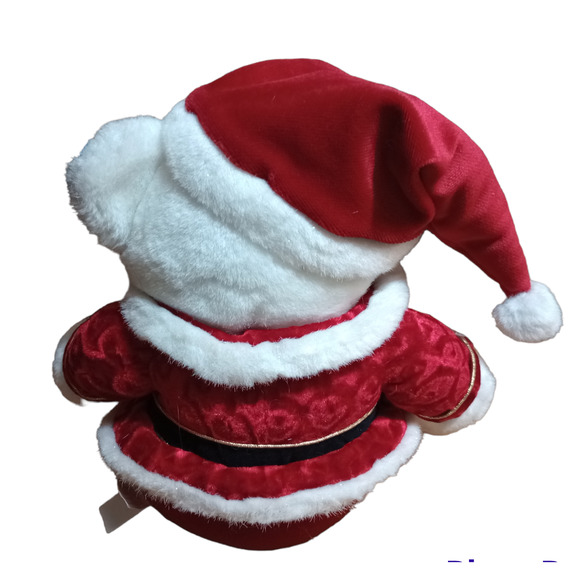 Vintage Dan Dee Snowflake Friends 2000 Christmas Bear Santa Plush 12"L - Picture 2 of 4